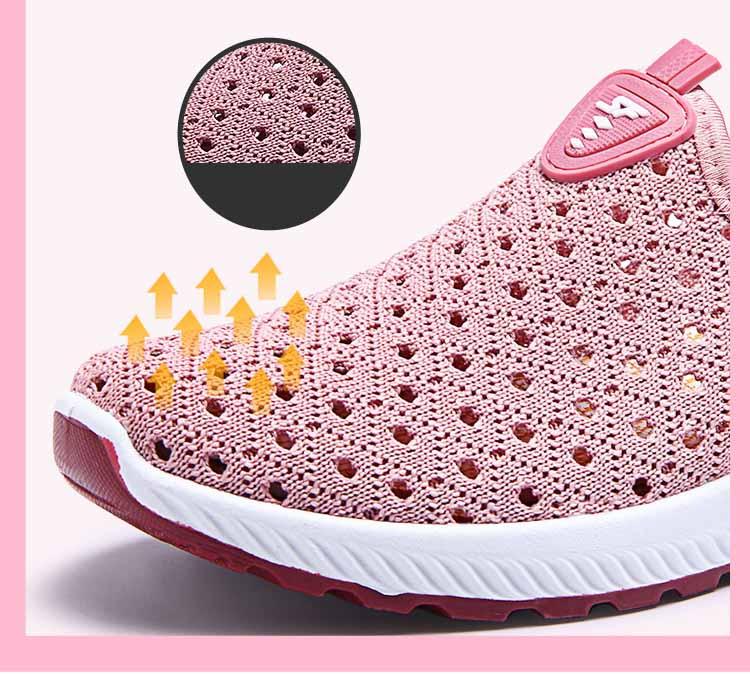 Summer Women's Sports Espadrilles Fashion Breathable Slip On Sneakers For Women Lightweight Walking Shoes Comfortable Elegant Shoes Non Slip Mesh Elegant Design Stevvex