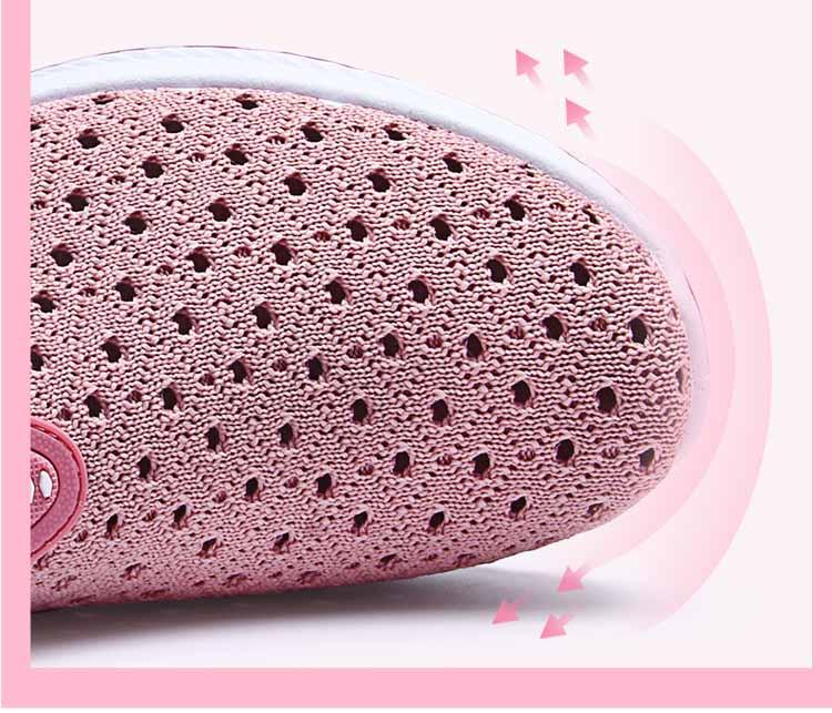 Summer Women's Sports Espadrilles Fashion Breathable Slip On Sneakers For Women Lightweight Walking Shoes Comfortable Elegant Shoes Non Slip Mesh Elegant Design Stevvex