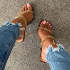 Summer Women Sandals Square Toe Ladies Heel Clear Transparent High Heels Slippers Fashion Chain Woman Open Toe Slip On Dress Luxury Party Backless Slides High Heels Slipper Stevvex