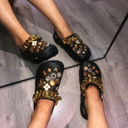 Summer Women Slippers Shoes With Charms Jewelry Garden Shoes Wedges Platform Sandals Antiskid Clogs Crystal Shoe Charms For Clog Sandals Jewelry Pearl Rhinestones Diamond Bling Shoe Decoration Fits Hole Shoes For Women