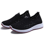 Summer Womens Shoes Breathable Mesh Sneakers Slip On Flats Espadrilles Fashion Trainers Women Comfortable Pink Couple Shoes Outdoor Walking Footwear Shoes Stevvex