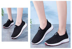 Summer Womens Shoes Breathable Mesh Sneakers Slip On Flats Espadrilles Fashion Trainers Women Comfortable Pink Couple Shoes Outdoor Walking Footwear Shoes Stevvex