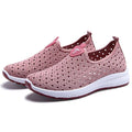 Summer Womens Shoes Breathable Mesh Sneakers Slip On Flats Espadrilles Fashion Trainers Women Comfortable Pink Couple Shoes Outdoor Walking Footwear Shoes Stevvex