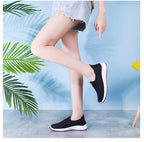 Summer Womens Shoes Breathable Mesh Sneakers Slip On Flats Espadrilles Fashion Trainers Women Comfortable Pink Couple Shoes Outdoor Walking Footwear Shoes Stevvex