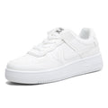 Summer Womens Stylish Sneakers White Tennis Women  Slip On Female Row Shoes Platform Flats Casual Lace Up Woman Comfort Walking Shoes White Women Breathable Sneakers Stevvex