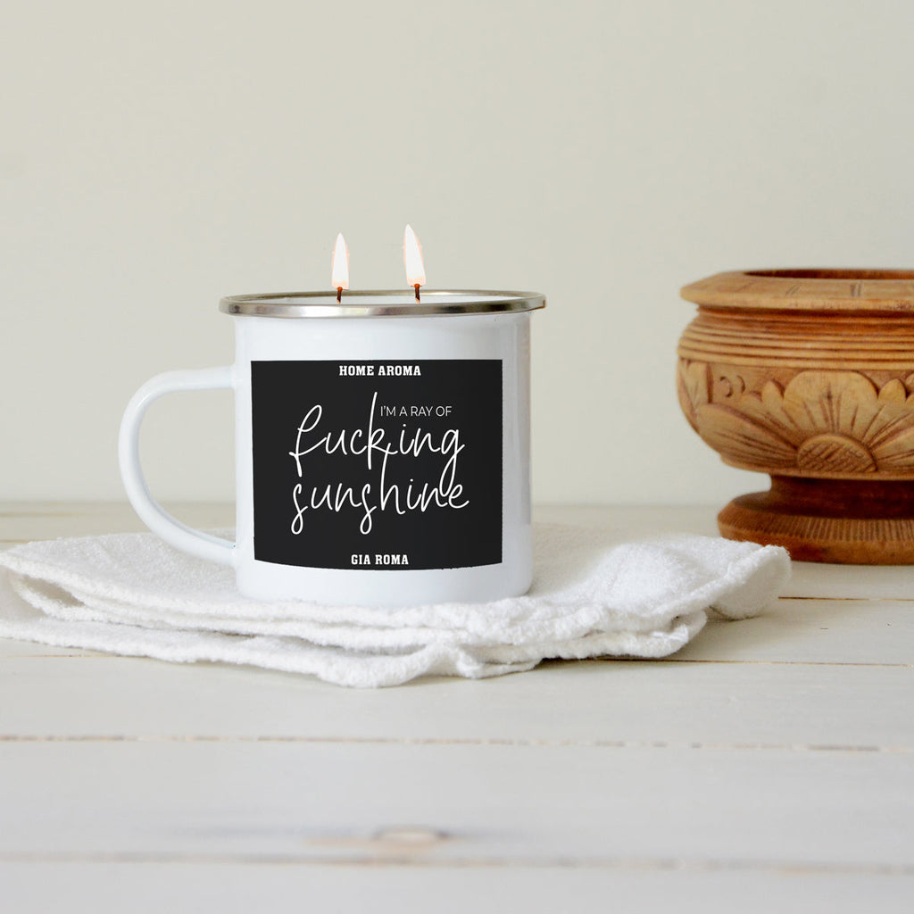 16oz Reusable Metal Candle Mug Scented Candle With Custom Label Color Option BandsCo Straps