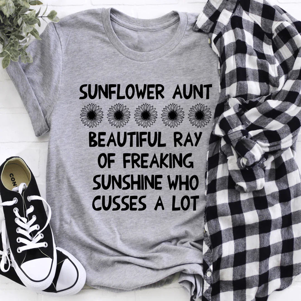 Sunflower Aunt Tee - SJB-DIAMOND ELITES