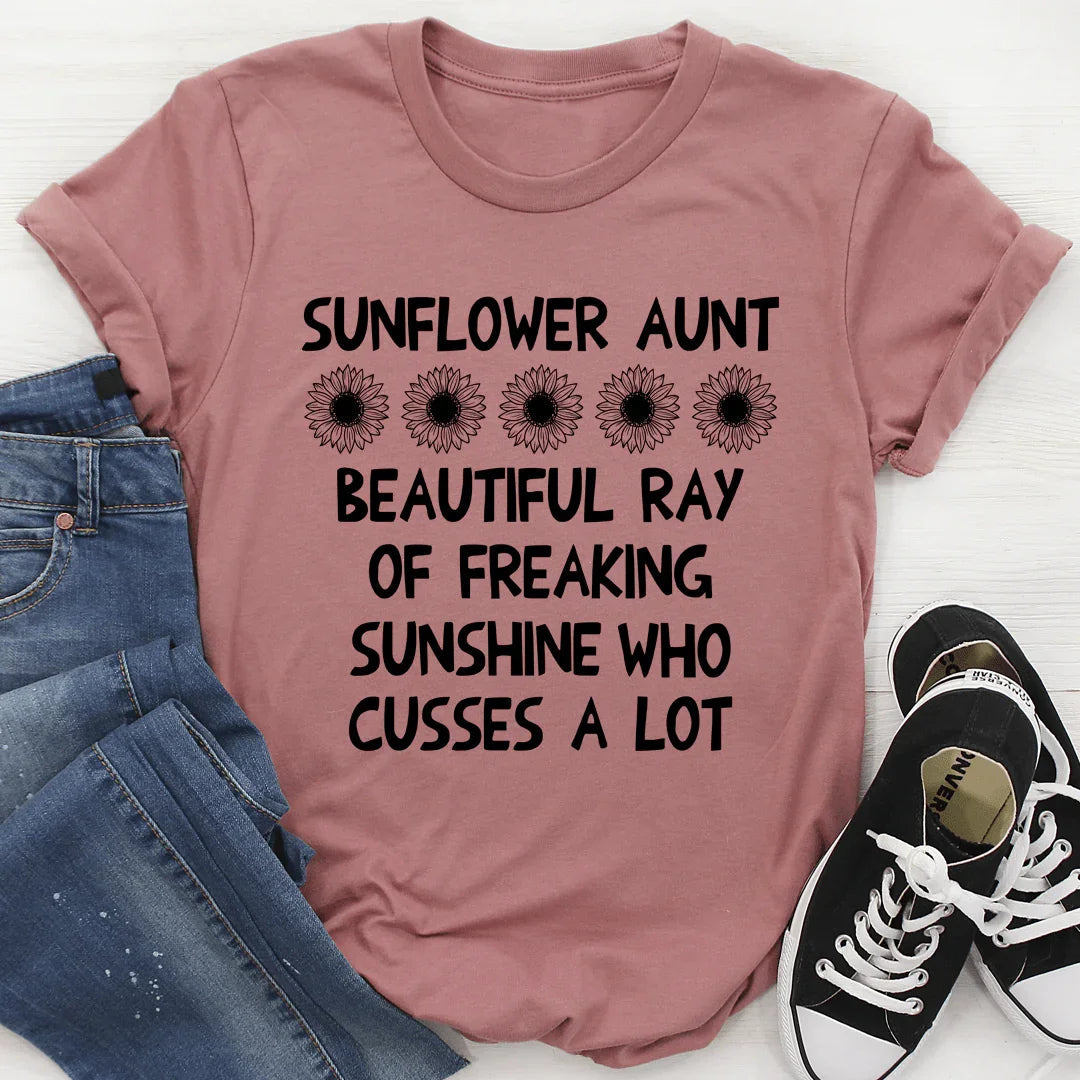 Sunflower Aunt Tee - SJB-DIAMOND ELITES