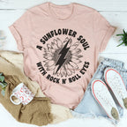 Sunflower Soul & Rock N Roll Eyes Tee Peachy Sunday