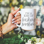 16oz Inspirational Ceramic Coffee Mug Motivational Morning Prayer Mug Sunrise Determination BandsCo Straps