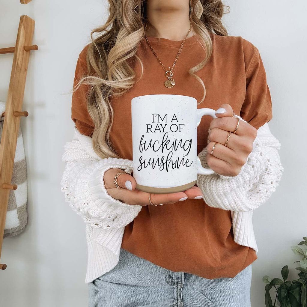 16oz Inspirational Ceramic Coffee Mug Motivational Morning Prayer Mug Sunrise Determination BandsCo Straps
