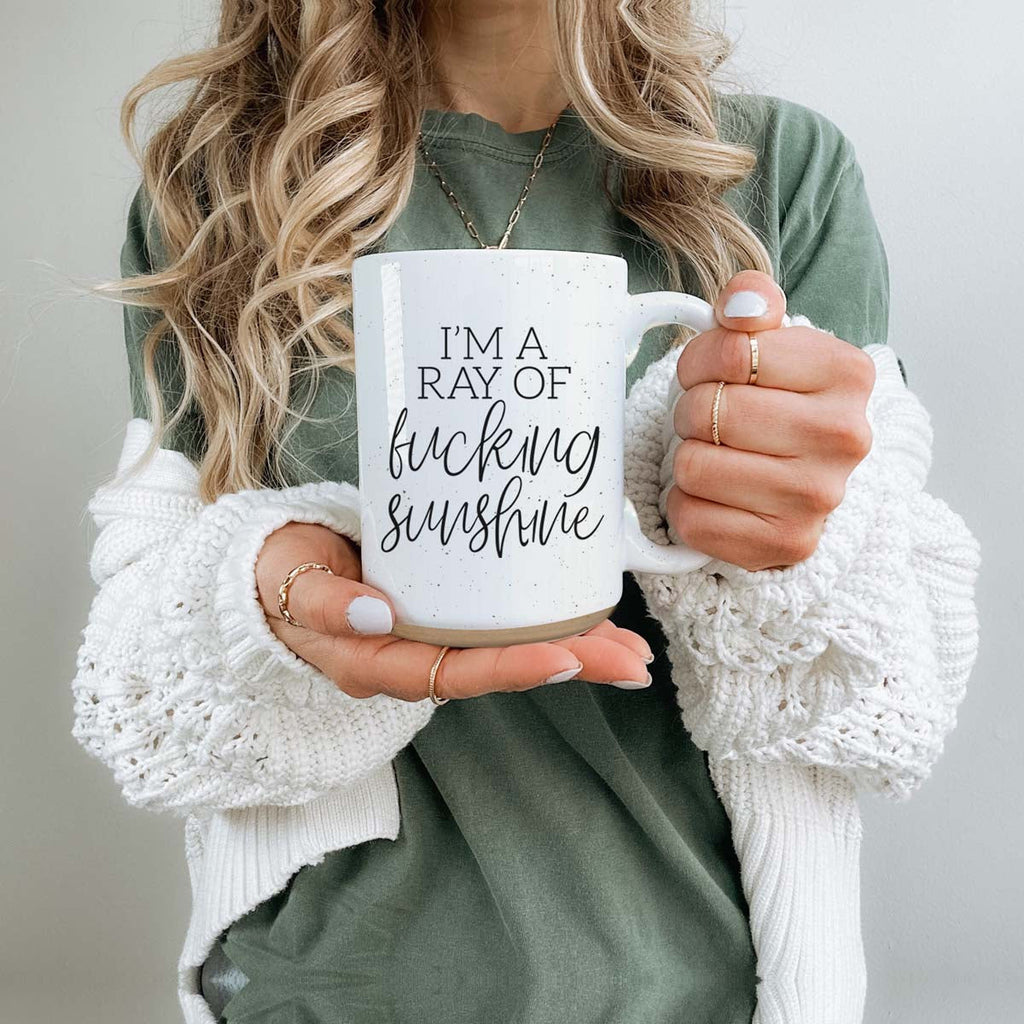 16oz Inspirational Ceramic Coffee Mug Motivational Morning Prayer Mug Sunrise Determination BandsCo Straps