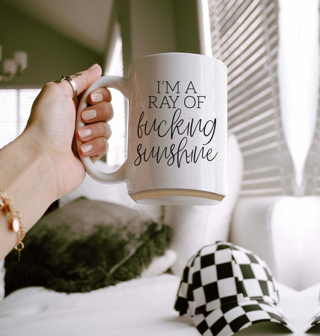 16oz Inspirational Ceramic Coffee Mug Motivational Morning Prayer Mug Sunrise Determination BandsCo Straps