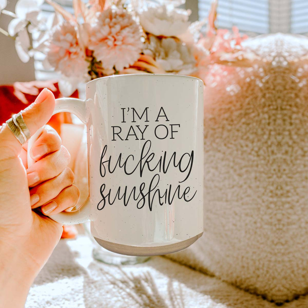 16oz Inspirational Ceramic Coffee Mug Motivational Morning Prayer Mug Sunrise Determination BandsCo Straps