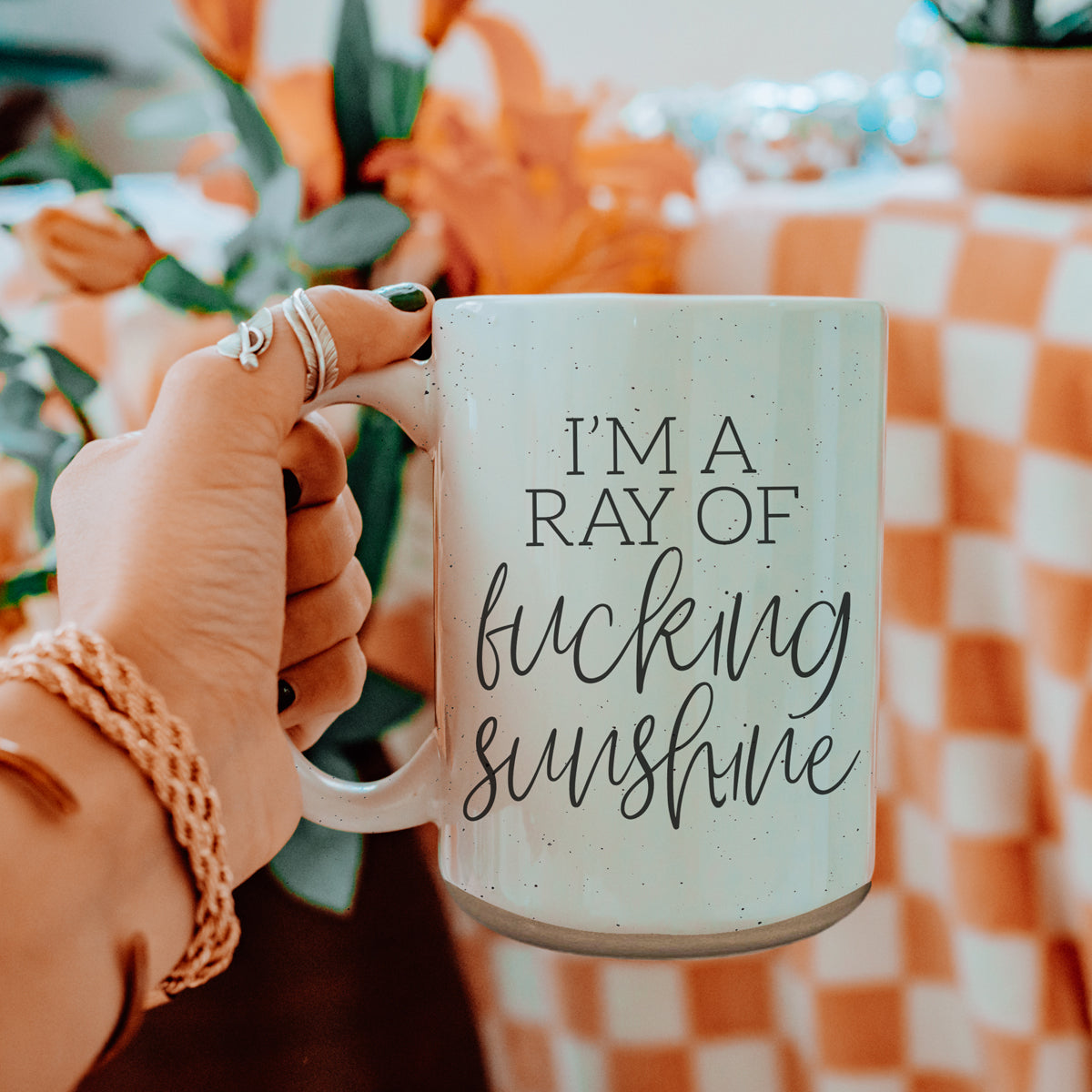 16oz Inspirational Ceramic Coffee Mug Motivational Morning Prayer Mug Sunrise Determination BandsCo Straps