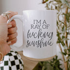 16oz Inspirational Ceramic Coffee Mug Motivational Morning Prayer Mug Sunrise Determination BandsCo Straps