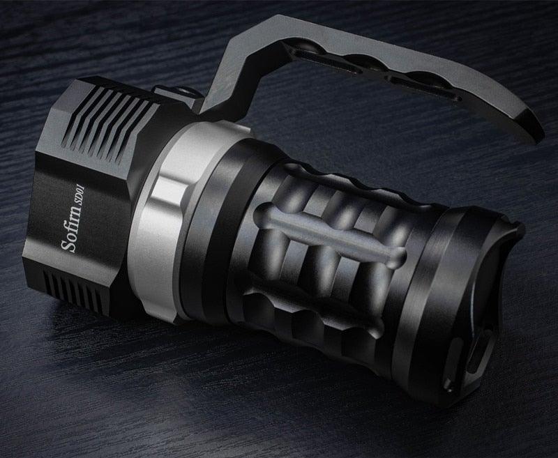 Super Bright High Lumen Underwater and Powerful Waterproof  LED Torchlight with Magnetic Control Switch Diving Light Dive Flashlight For Camping Hiking Running Jogging Diving Household Use Stevvex