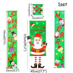 Super Cute Merry Christmas Decorations For Home Ornaments Garland New Year Xmas Door Decor Hanging Cloth Gifts Stevvex
