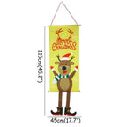 Super Cute Merry Christmas Decorations For Home Ornaments Garland New Year Xmas Door Decor Hanging Cloth Gifts Stevvex