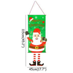 Super Cute Merry Christmas Decorations For Home Ornaments Garland New Year Xmas Door Decor Hanging Cloth Gifts Stevvex