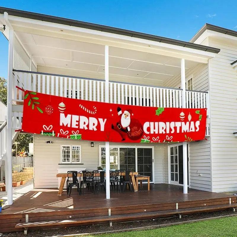 Super Cute Merry Christmas Decorations For Home Ornaments Garland New Year Xmas Door Decor Hanging Cloth Gifts Stevvex