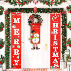 Super Cute Merry Christmas Decorations For Home Ornaments Garland New Year Xmas Door Decor Hanging Cloth Gifts Stevvex