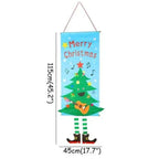 Super Cute Merry Christmas Decorations For Home Ornaments Garland New Year Xmas Door Decor Hanging Cloth Gifts Stevvex