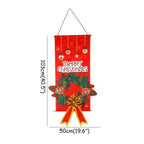 Super Cute Merry Christmas Decorations For Home Ornaments Garland New Year Xmas Door Decor Hanging Cloth Gifts Stevvex