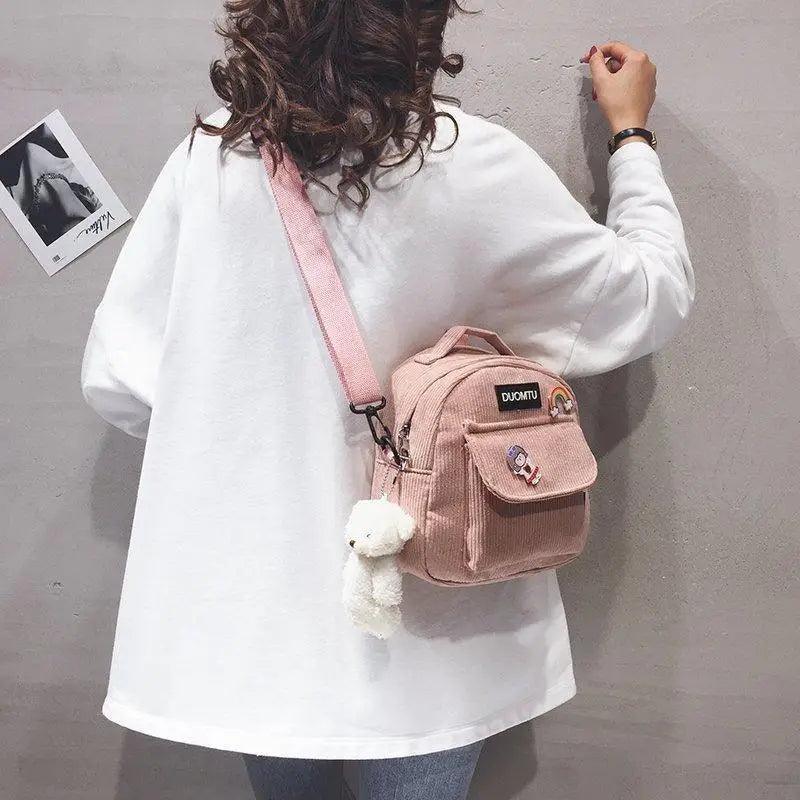 Super Cute Small Backpack Female Nice Shoulder Bags Multi-purpose Ladies Backpacks Travel Bag for Girls Stevvex