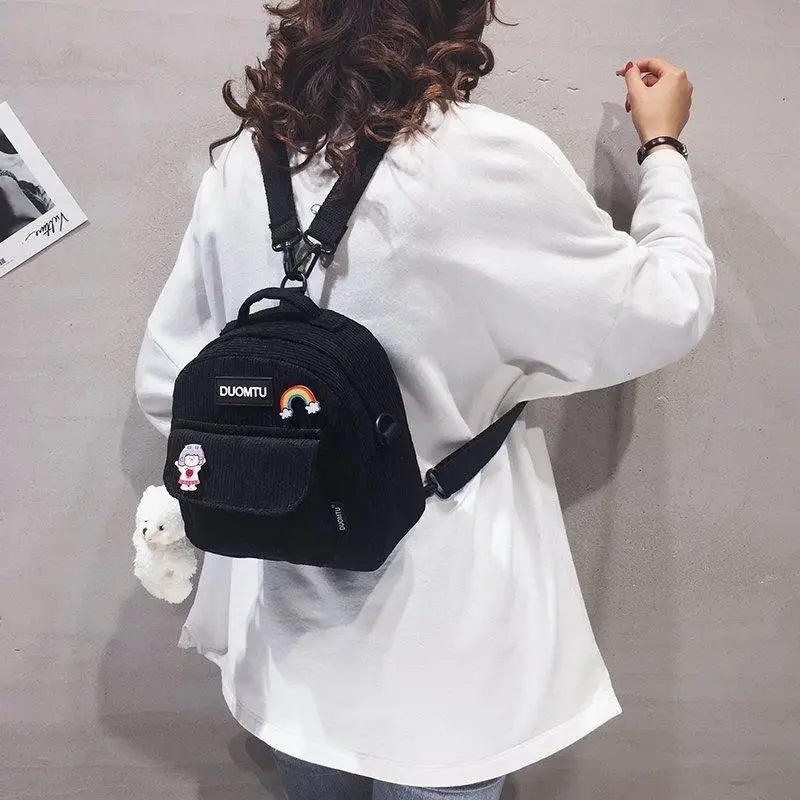 Super Cute Small Backpack Female Nice Shoulder Bags Multi-purpose Ladies Backpacks Travel Bag for Girls Stevvex