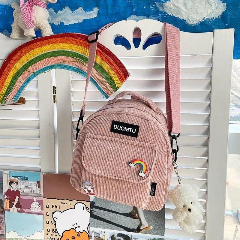 Super Cute Small Backpack Female Nice Shoulder Bags Multi-purpose Ladies Backpacks Travel Bag for Girls Stevvex