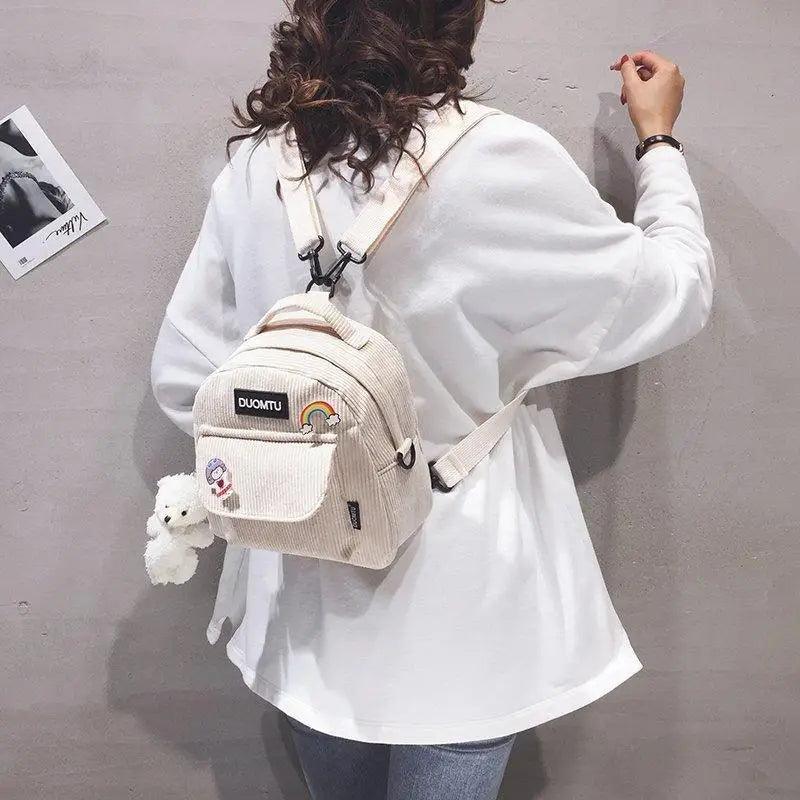Super Cute Small Backpack Female Nice Shoulder Bags Multi-purpose Ladies Backpacks Travel Bag for Girls Stevvex