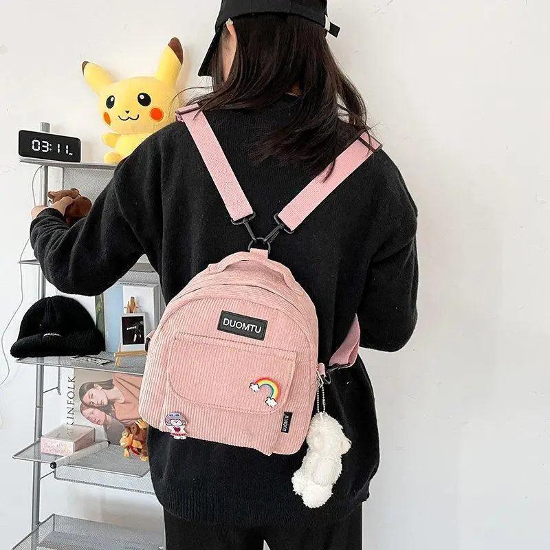 Super Cute Small Backpack Female Nice Shoulder Bags Multi-purpose Ladies Backpacks Travel Bag for Girls Stevvex