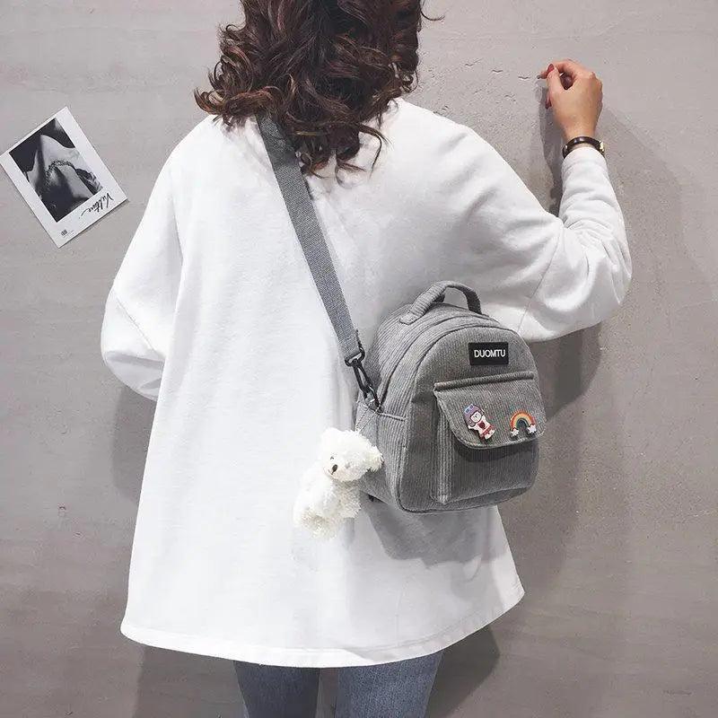 Super Cute Small Backpack Female Nice Shoulder Bags Multi-purpose Ladies Backpacks Travel Bag for Girls Stevvex