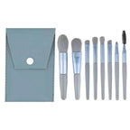 Super Luxury Quality Amazing 8Pcs Mini Travel Portable Soft Makeup Brushes Set Cosmetic Powder Eye Shadow Foundation Blush Blending Beauty Make Up Brush Tool Stevvex