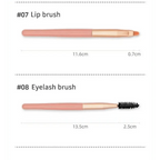 Super Luxury Quality Amazing 8Pcs Mini Travel Portable Soft Makeup Brushes Set Cosmetic Powder Eye Shadow Foundation Blush Blending Beauty Make Up Brush Tool Stevvex