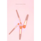 Super Luxury Quality Amazing 8Pcs Mini Travel Portable Soft Makeup Brushes Set Cosmetic Powder Eye Shadow Foundation Blush Blending Beauty Make Up Brush Tool Stevvex