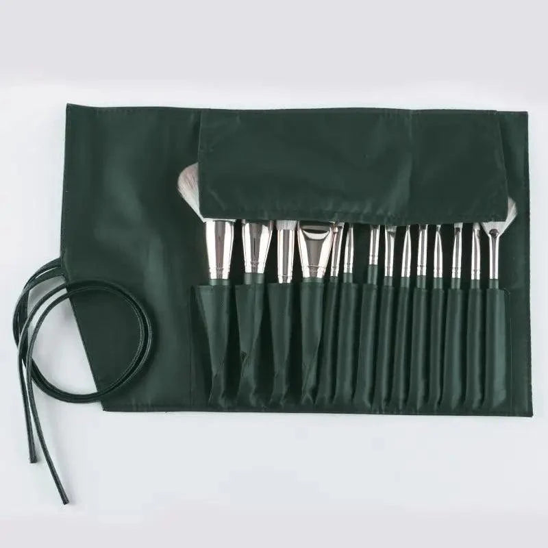 Super Quality 14Pcs Makeup Brushes Set Cosmetic Foundation Powder Blush Eye Shadow Lip Blend Wooden Make Up Brush Tool Kit Stevvex