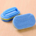 Super Quality Kitchen Cleaning Bathroom Toilet Kitchen Glass Wall Cleaning Bath Brush Handle Sponge Bath BottomBathtub Cleaning Tools Stevvex