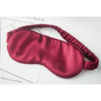 Super Smooth  Mulberry Silk Sleep Eye Mask & Blindfold With Elastic Strap Travel Eye Patch Soft Nap Eye Patch  Eye Cover Eyeshade for Night Sleeping Mask For Women Stevvex