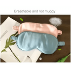 Super Smooth  Mulberry Silk Sleep Eye Mask & Blindfold With Elastic Strap Travel Eye Patch Soft Nap Eye Patch  Eye Cover Eyeshade for Night Sleeping Mask For Women Stevvex
