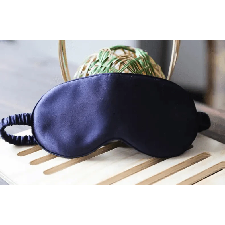 Super Smooth  Mulberry Silk Sleep Eye Mask & Blindfold With Elastic Strap Travel Eye Patch Soft Nap Eye Patch  Eye Cover Eyeshade for Night Sleeping Mask For Women Stevvex