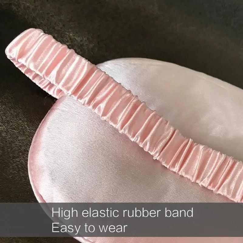 Super Smooth  Mulberry Silk Sleep Eye Mask & Blindfold With Elastic Strap Travel Eye Patch Soft Nap Eye Patch  Eye Cover Eyeshade for Night Sleeping Mask For Women Stevvex