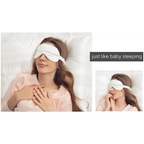 Super Smooth  Mulberry Silk Sleep Eye Mask & Blindfold With Elastic Strap Travel Eye Patch Soft Nap Eye Patch  Eye Cover Eyeshade for Night Sleeping Mask For Women Stevvex