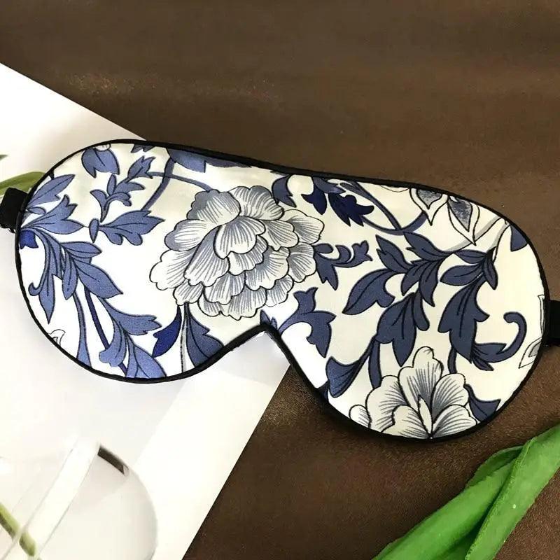 Super Smooth  Mulberry Silk Sleep Eye Mask & Blindfold With Elastic Strap Travel Eye Patch Soft Nap Eye Patch  Eye Cover Eyeshade for Night Sleeping Mask For Women Stevvex