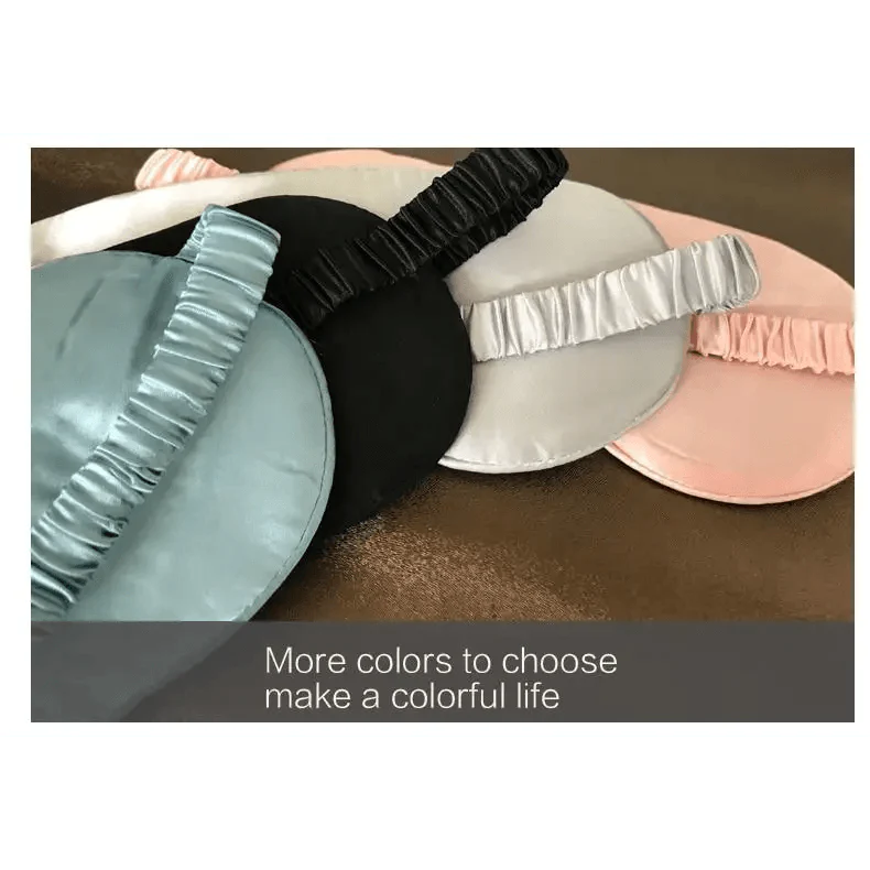 Super Smooth  Mulberry Silk Sleep Eye Mask & Blindfold With Elastic Strap Travel Eye Patch Soft Nap Eye Patch  Eye Cover Eyeshade for Night Sleeping Mask For Women Stevvex