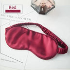 Super Smooth  Mulberry Silk Sleep Eye Mask & Blindfold With Elastic Strap Travel Eye Patch Soft Nap Eye Patch  Eye Cover Eyeshade for Night Sleeping Mask For Women Stevvex