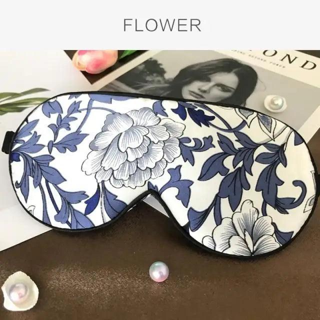 Super Smooth  Mulberry Silk Sleep Eye Mask & Blindfold With Elastic Strap Travel Eye Patch Soft Nap Eye Patch  Eye Cover Eyeshade for Night Sleeping Mask For Women Stevvex