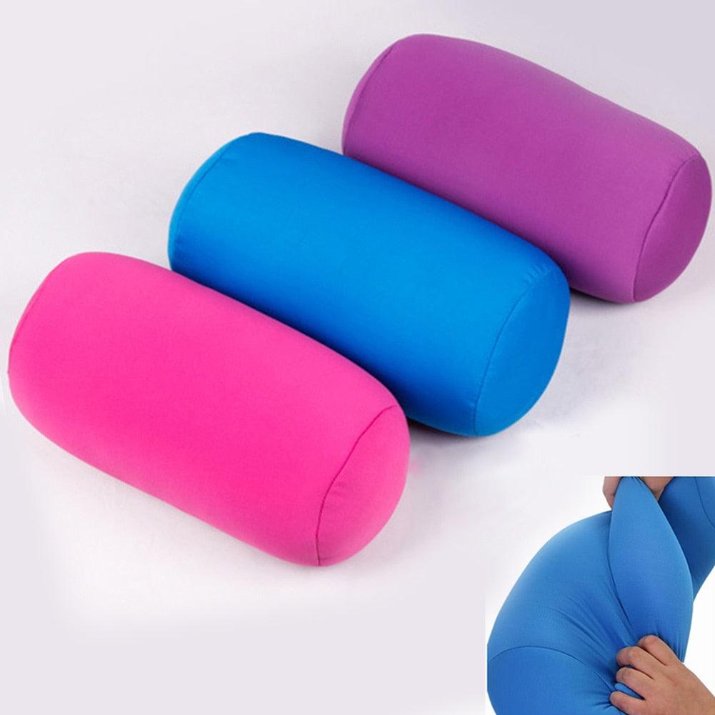 Super soft Head Pillow Case Micro Mini Microbead Back Cushion Pillow Roll Pillow Head Convenient Travel Pillow Microbead Bolster Tube Pillow Smooth Cool Touch Fabric Neck or Back Support Pillow Hypoallergenic Bed Decoration Stevvex