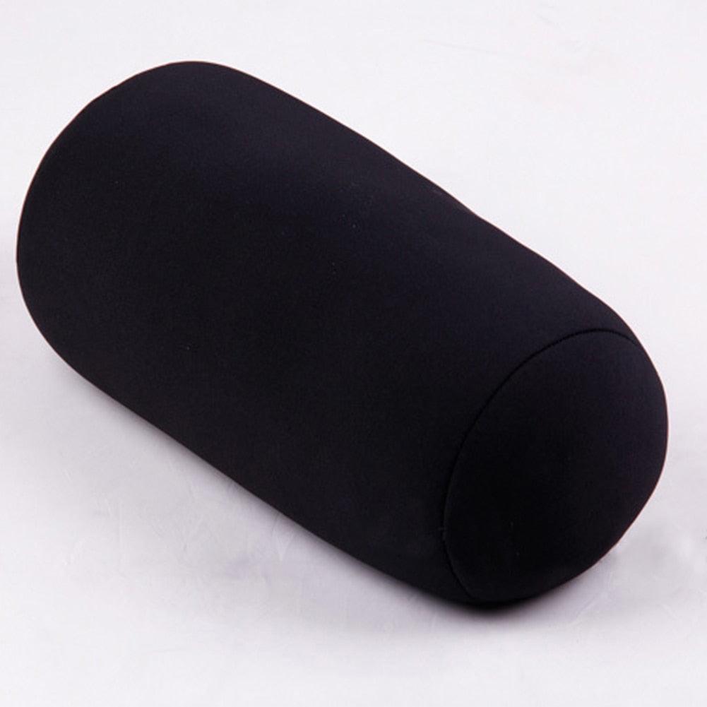 Super soft Head Pillow Case Micro Mini Microbead Back Cushion Pillow Roll Pillow Head Convenient Travel Pillow Microbead Bolster Tube Pillow Smooth Cool Touch Fabric Neck or Back Support Pillow Hypoallergenic Bed Decoration Stevvex